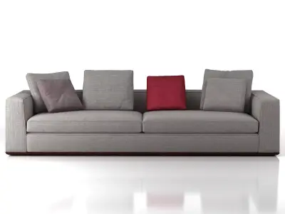 P S seater sofa 3D model
