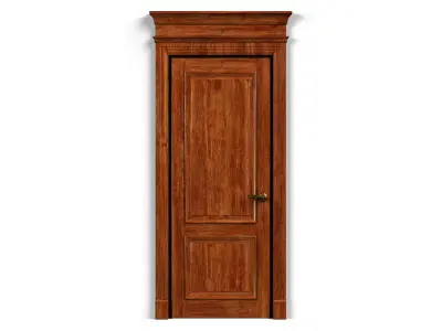 Door0046 wooden door 3D model