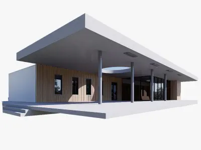 house Low-poly 3D model