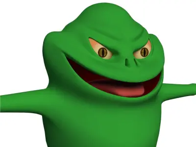 Ghost Low-poly 3D model