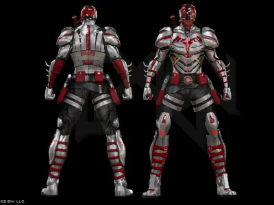 Red Hood Red Ronin 3D model