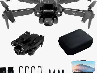 Drone with 1080P Camera 90 degree Electric Adjustment IDEA12 Low-poly 3D model