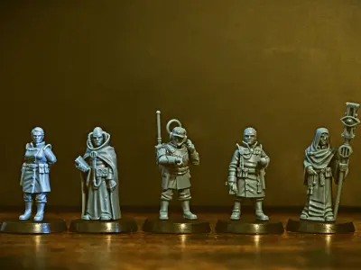 Universal Guard - War Council 3D print model