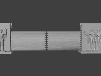 Berlin eagle WW2 Olympic gate Adler Mega rare 3D model ver02 3D model