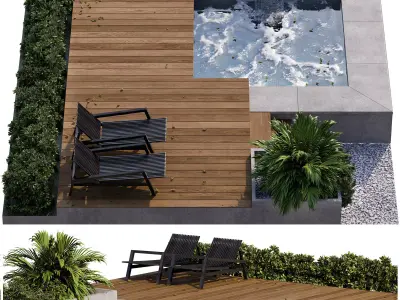Backyard 03 3D model