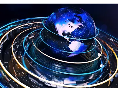 Broadcast Design 3D model