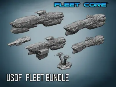 FLEET CORE - COMPLETE COLLECTION 3D Model Pack