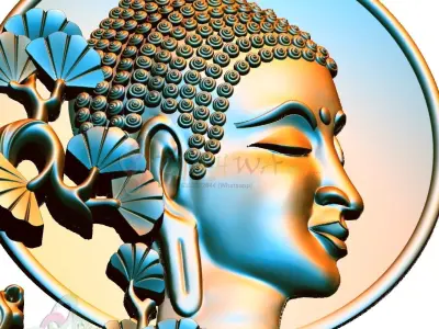 buddha door 3D print model