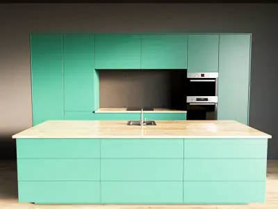 66-Kitchen6 matte 6 3D model