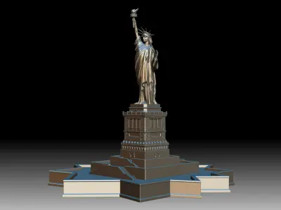 Statue of Liberty RoZ 3D print model
