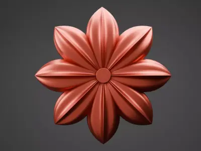 Flower 01  3D model