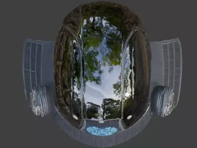 Cyber-Samurai Ronin 3D Model Low-poly 3D model