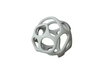 SciFi Cube Object No 27384 Low Poly Shape Texture
