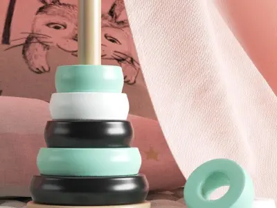 Children Canopy set 3D model