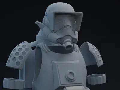 FU Jumptrooper One-Twelfth Scale Kit 3D print model