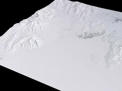 Davao Philippines City Landscape 3D Model 3D model