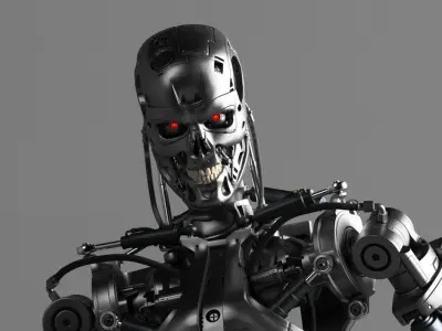 Terminator T-800 Endoskeleton Rekvizit 3D model