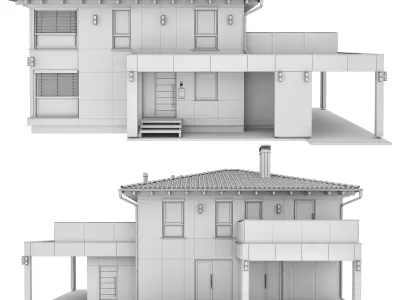 German house 2 3D model