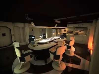 Spaceship Interior HD 1 3D model