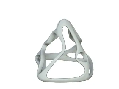 SciFi Cube Object No 62896 Low Poly Shape Low-poly 3D model