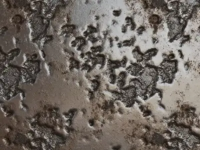 Heavy Pitted Corroded Metal PBR Seamless Texture