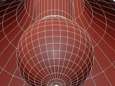 Vitaluce6 five light industrial style chandelier 3D model