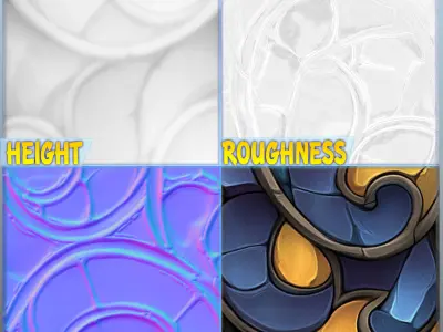 Stained Glass Seamless Texture Texture