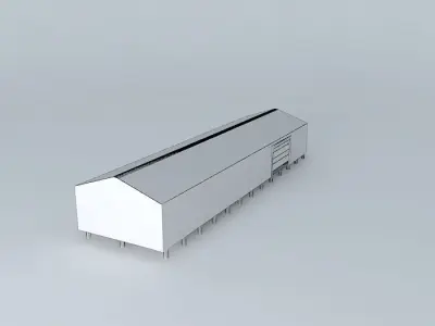 Storage Building at Nerlerit Inaat Free 3D model