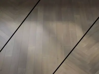 Ter Hurne Unique Parquet Board Unique Oak Misty Brown N09  3D model