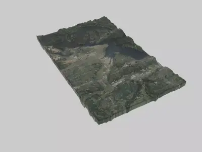 Tacoma City Low-poly 3D model