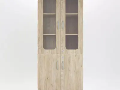 Wooden Cabinet 24 3D model