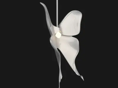 Butterfly Pendant Light 3D model