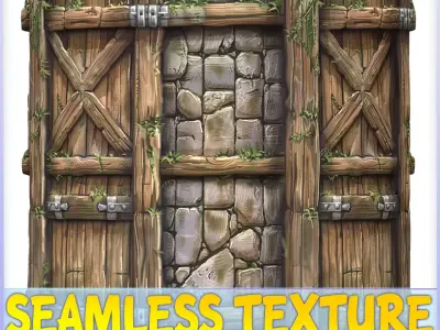  Stylized Wood Seamless Texture Texture