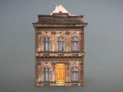 Forgotten House 9 Low-poly 3D model