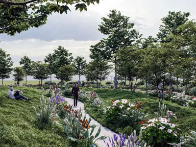 Urban Park  3D model