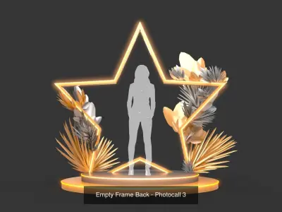 Empty Frame Back - Photocalls - 4 Pack