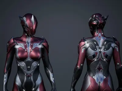 Female Creature 1 Low-poly 3D model