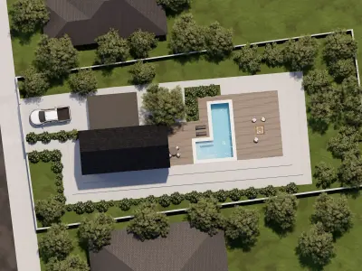 Modern Two-Storey Villa   3D model