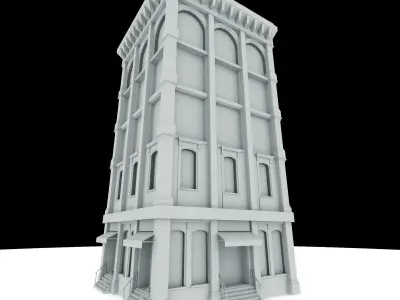 Nyc Building 11 Low-poly 3D model