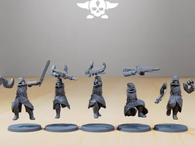 GrimGuard Trench Runners 3D print model