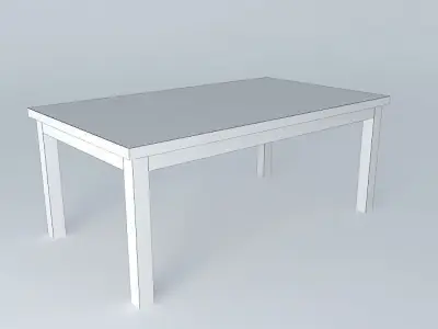 Table DOORS HLAW 120 BRW Milano Oak 3D model