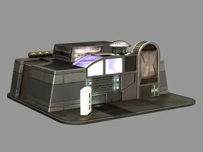 Machinery - Building - Bar 3D model