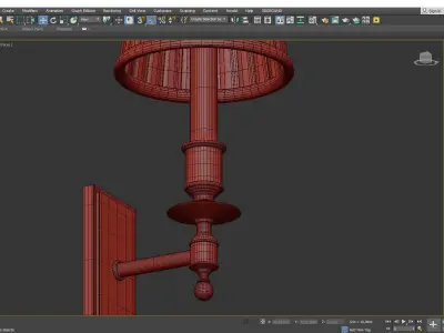 Ludlow Sconce Low-poly 3D model