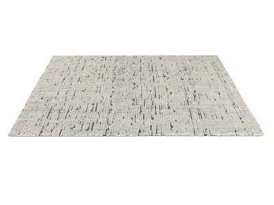 ADESH HAND-KNOTTED WOOL RUG 3D model