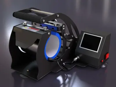  Mug Printing Heat Press Machine - Model - ST-130 3D model