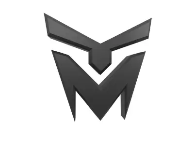 Simple Emblem v1 001 Low-poly 3D model