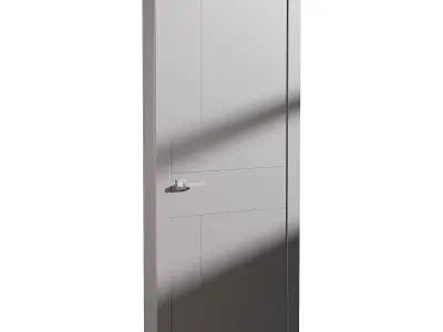 Modern entrance door 85 3D model