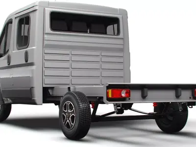 Opel Movano Chassis DoubleCab L2 2026 3D model