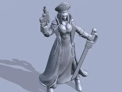 Female Political Educator of the Future Serial Number 1998 3D print model