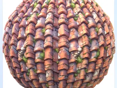  Stylized Roof Seamless Texture Texture